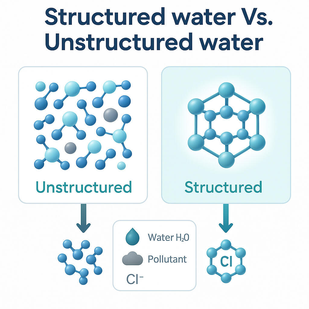 Hand Held Structured Water Generator Structured Water Company Logo